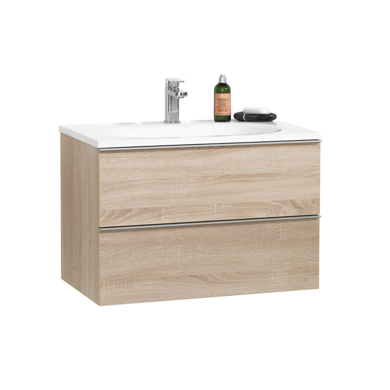 Wrought Studio Jayden 30" WallMounted Single Bathroom Vanity Set Wayfair